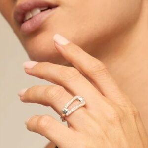 UNO de 50 Silver Ring